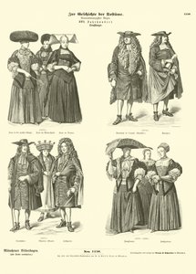 Costumi di Strasburgo, XVII secolo da German School