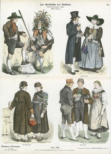 Costumi del Tirolo, XIX secolo da German School