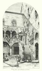Cortile del Bargello, Firenze, Italia da German School