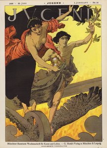 Illustrazione di copertina per la rivista Jugend