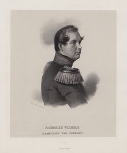 Principe ereditario Federico Guglielmo di Prussia (litografia)