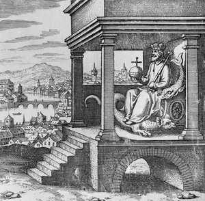 Re incoronato sul trono dal Musaeum Hermeticum