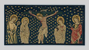 Crocifissione, realizzata a Costanza, c.1325-50 da German School