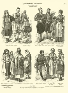 Costumi dalmati, fine XIX secolo da German School