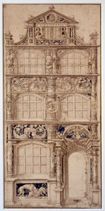 Decorazione di una facciata di casa di Hans Holbein il Giovane da German School