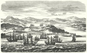 Partenza di una flotta d