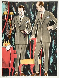 Der Arbiter, abiti di Fasskessel & Muntmann, da Styl, pub.1922