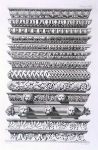 Progetti per cornici, 1856 da German School