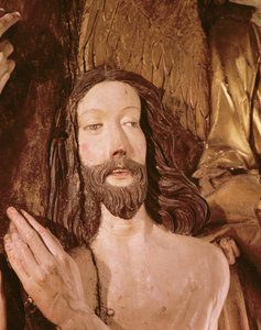 Dettaglio del Battesimo di Cristo da German School