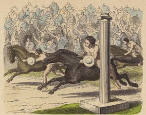 Esibizione di equitazione nell