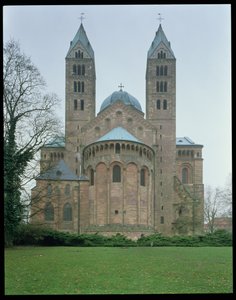 Estremità orientale della Cattedrale di Spira, iniziata nel 1030 da German School