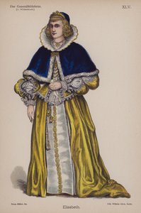 Elisabeth, da Il Generalfeldoberst di Ernst von Wildenbruch (litografia a colori) da German School
