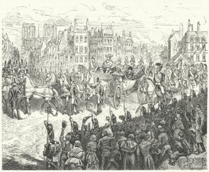 Ingresso del re Luigi XVIII a Parigi, 1814 da German School