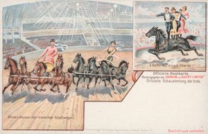 Atti equestri del circo di Barnum e Bailey da German School