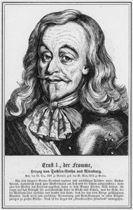 Ernst I, il Pio, Duca di Sassonia-Gotha e Altenburg da German School