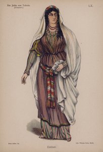 Ester, da La giudea di Toledo di Franz Grillparzer da German School