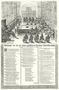 Congresso di pace europeo tenuto a Norimberga nel 1650 dopo la Guerra dei Trent
