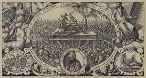 Esecuzione di Lippold ben Chluchim, Maestro della Zecca di Brandeburgo, Berlino, 28 gennaio 1573 da German School