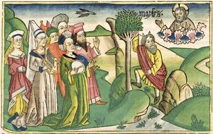 Esodo 15:1-19 Il canto di Mosè, dalla Bibbia di Norimberga (Biblia Sacra Germanaica)