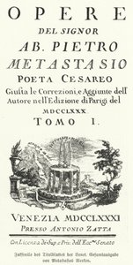 Facsimile della pagina del titolo di un