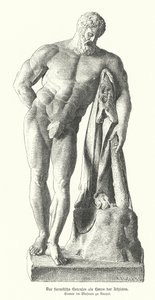 Ercole Farnese, copia romana di una statua greca antica di Lisippo da German School