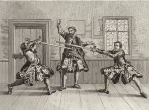 Esercizio di scherma