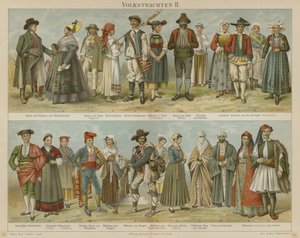 Costumi popolari da German School