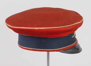 Cappello da foraggio, HRH Il Duca di Connaught, 3° Ussari di Zieten, Esercito Tedesco, pre-1914 da German School