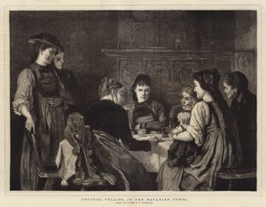 Lettura della fortuna nel Tirolo bavarese da German School