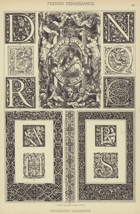 Rinascimento francese, ornamenti tipografici da German School
