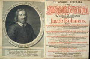 Frontespizio di Theosophia Revelata di Jacob Boehme, 1715