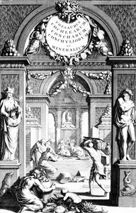 Frontespizio di Thesaurus imaginum piscium testaceorum di Georg Eberhard Rumphius, edizione pubblicata nel 1739 da German School