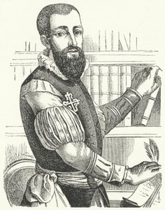Garcilaso de la Vega, poeta e soldato spagnolo (incisione) da German School