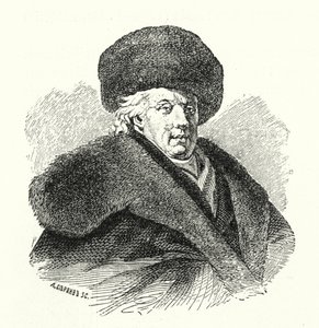 Gavrila Derzhavin, poeta russo (incisione)