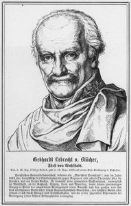Gebhardt Lebrecht von Blucher, Principe di Wahlstadt da German School