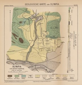 Mappa geologica di Olimpia