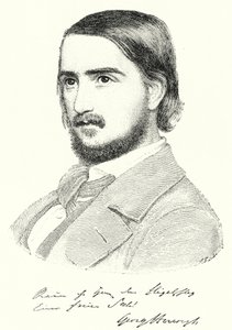 Georg Herwegh, poeta tedesco (incisione)