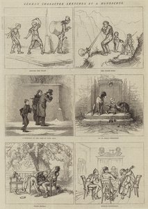 Schizzi di carattere tedesco (incisione) da German School