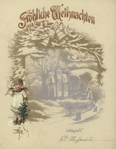 Biglietto di Natale tedesco
