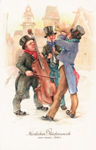 Cartolina di Capodanno tedesca