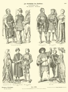 Costumi tedeschi, XV secolo da German School