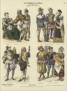 Costumi tedeschi, XVI secolo da German School