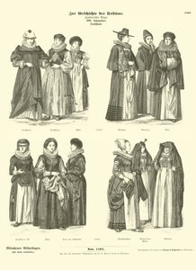 Costumi tedeschi, XVII secolo da German School