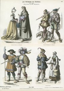 Costumi tedeschi, inizio XVI secolo da German School