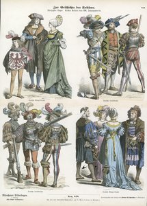 Costumi tedeschi, inizio XVI secolo da German School