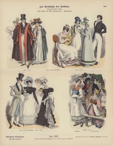 Costumi tedeschi, prima metà del XIX secolo da German School