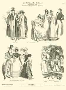 Costumi tedeschi, prima metà del XIX secolo da German School