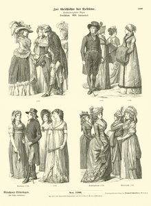 Costumi tedeschi, fine XVIII secolo da German School