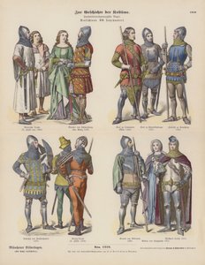 Costumi tedeschi del XIV secolo da German School