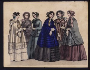 Tavola di moda tedesca, metà XIX secolo da German School